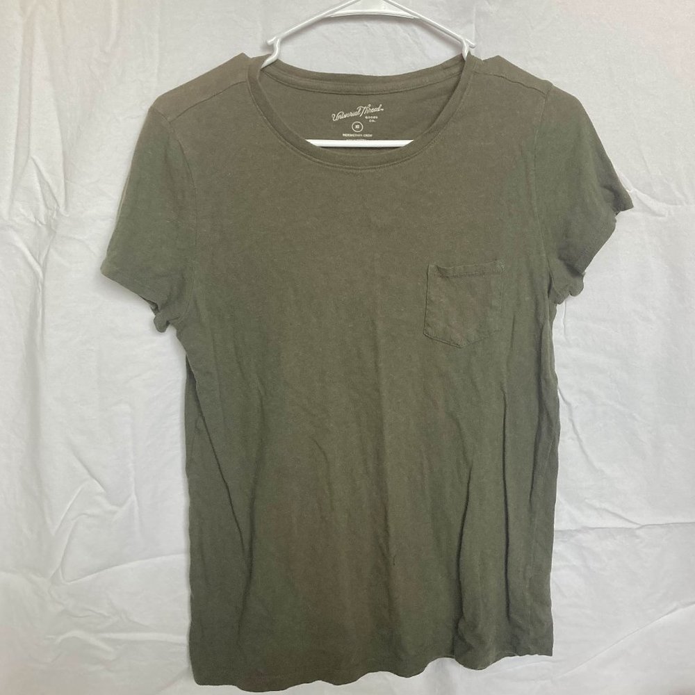 XS Basic Green Short Sleeve Tee